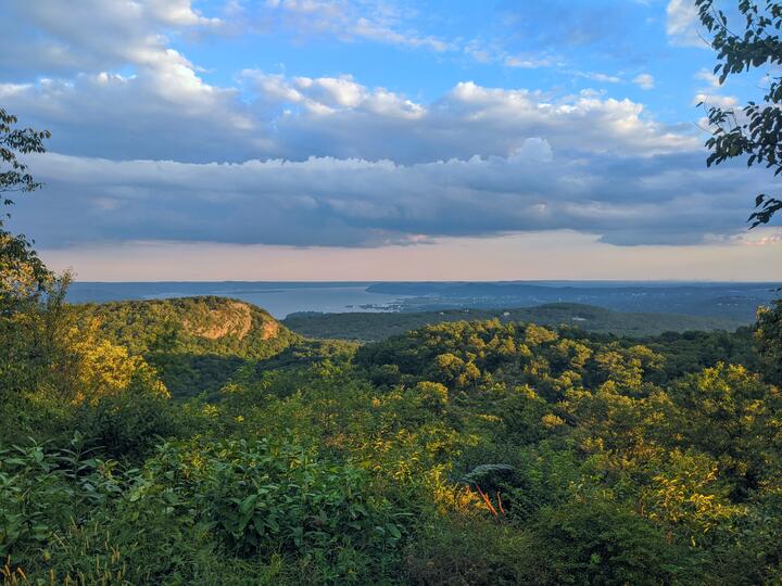 New York City, seen from West Mountain.